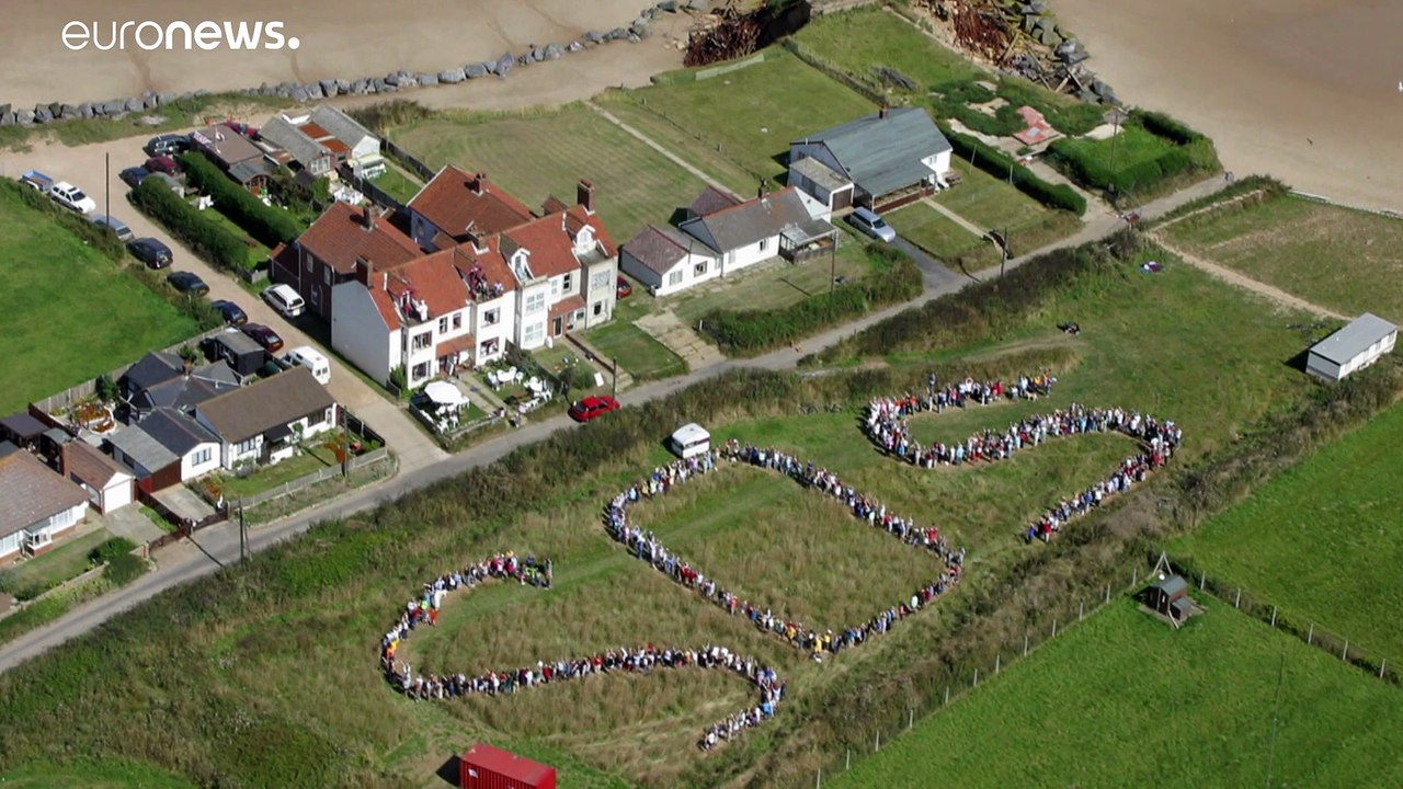 Rapide küsten-erosion bedroht großbritannien