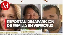 Desaparecen tres integrantes de una familia en Veracruz