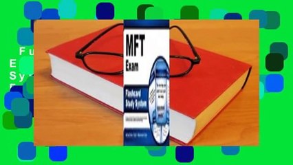 Full version  Mft Exam Flashcard Study System: Marriage and Family Therapy Test Practice