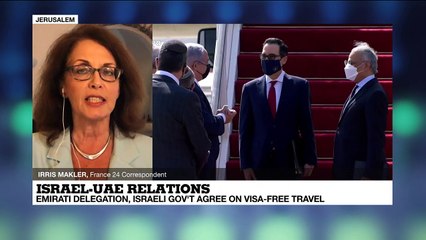 Emirati officials pay first Israel visit after forging ties