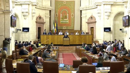 Primer Debate sobre el estado de la Comunidad del presidente de la Junta de Andalucía
