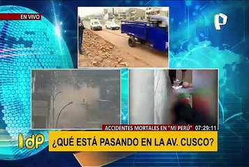 Camión fuera de control mata a 3 personas en Mi Perú