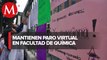 Continúa paro de actividades virtuales en Facultad de Química de la UNAM