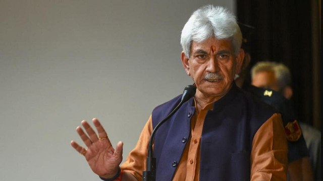 LG Manoj Sinha talks about elections in Jammu and Kashmir