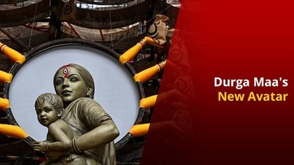 This Kolkata Puja Pandal Depicted Goddess Durga as Migrant Worker