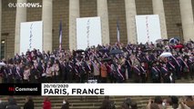 Минута молчания в парламенте Франции