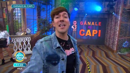 ¡Maya Karunna llegó a la pista de VLA para enfrentarse en Gánale al Capi! | Venga La Alegría