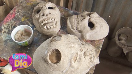 ¡Así se elaboran las máscaras de los Agüizotes en Masaya!