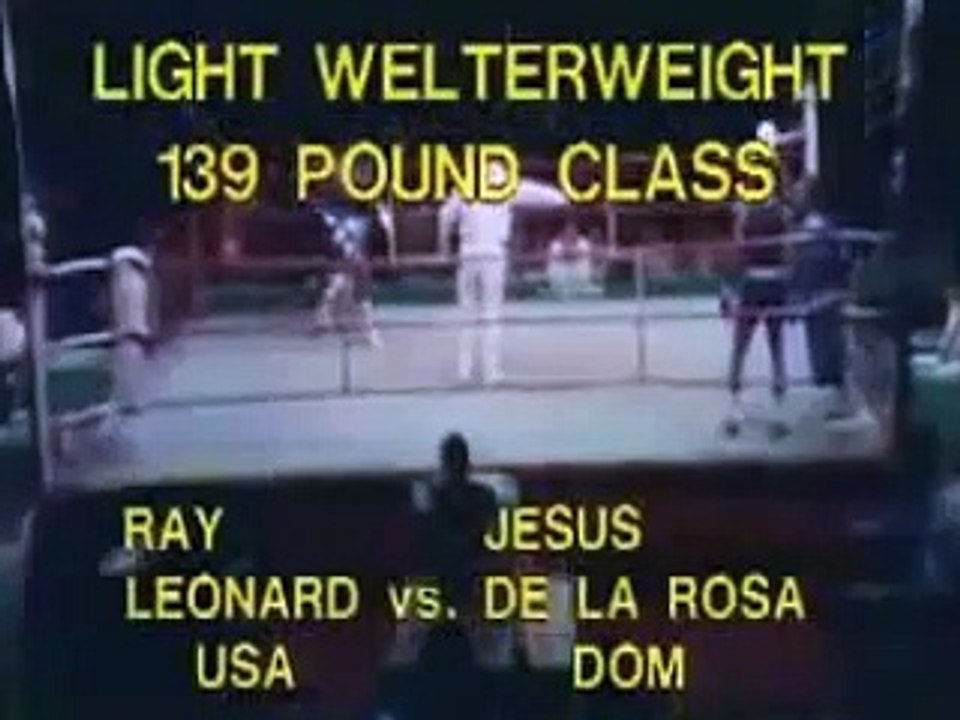Sugar Ray Leonard vs Jesus De La Rosa ( Amateur Fight 1975 )