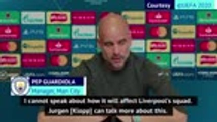 Pep sends message of support to Liverpool's Van Dijk