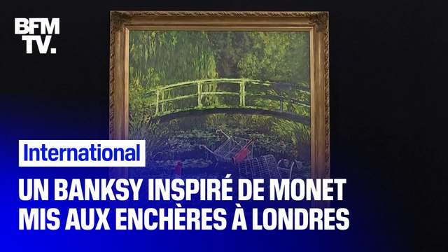 Show me the Monet , le tableau de Banksy inspiré de Monet vendu aux enchères