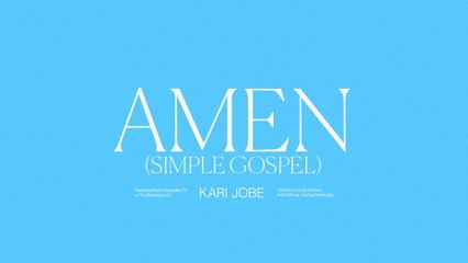 Kari Jobe - Amen (Simple Gospel)