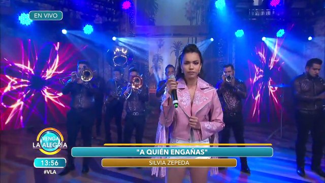¡Silvia Zepeda vino al programa para cantarnos la canción A quién engañas ! | Venga La Alegría