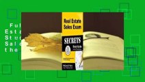 Full E-book  Real Estate Sales Exam Secrets Study Guide: Real Estate Sales Test Review for the