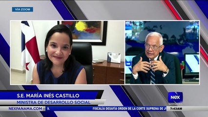 Entrevista a Maria Inés Castillo, Ministra de Desarrollo social - Nex Noticias