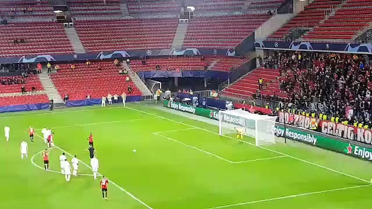20/10/20 : SRFC-KRASNODAR : pénalty Guirassy (55')