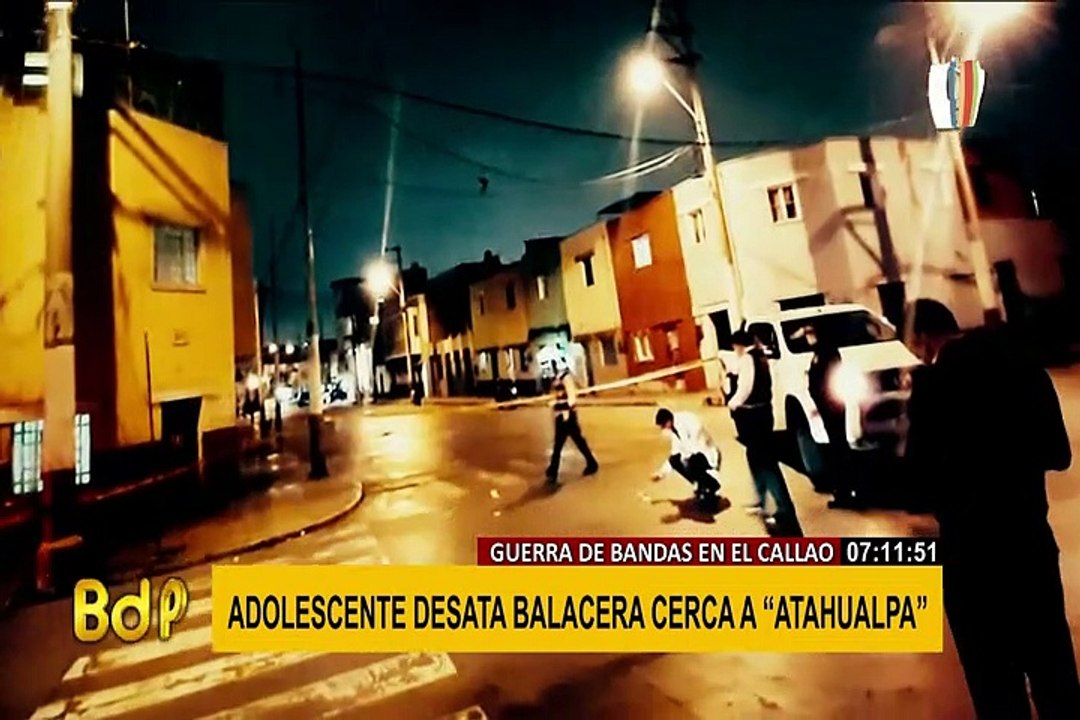 Terror por guerra de bandas en el Callao: menor sicario desata balacera