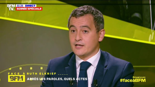 Gérald Darmanin: Ce n'est pas parce qu'un demandeur d'asile a commis un attentat que tous les demandeurs d'asile sont des terroristes islamistes