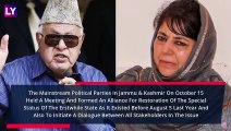 Gupkar Declaration: Farooq Abdullah, Mehbooba Mufti & Others Form 'People's Alliance' To Restore Article 370 In Jammu & Kashmir