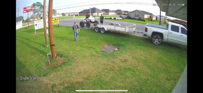 Loading Four-Wheeler into Trailer Doesn't go as Expected