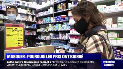 Masques: pourquoi les prix ont baissé - 21/10