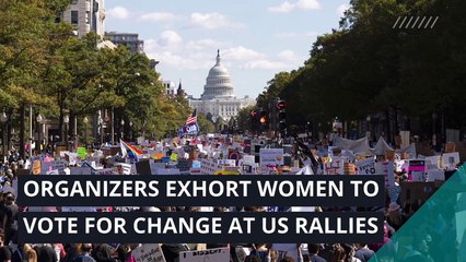 Organizers exhort women to vote for change at US rallies , and other top stories in politics from October 21, 2020.