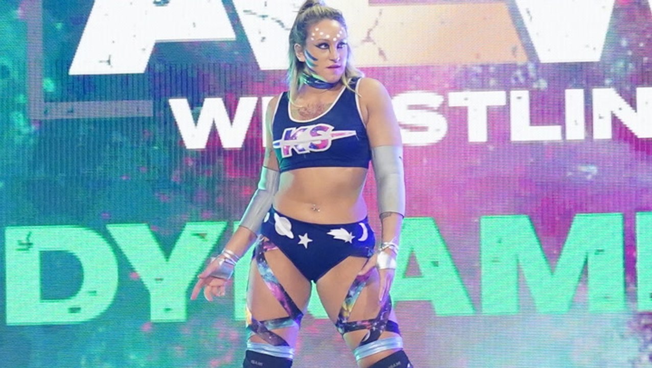 Kris Statlander is back on camera with “The Masked Wrestler”