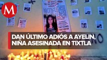 En Tixtla fue sepultada Ayelín de 13 años cuyo cuerpo fue hallado a 200 metros de su casa