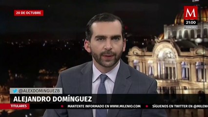Milenio Noticias, con Alejandro Domínguez, 20 de octubre de 2020