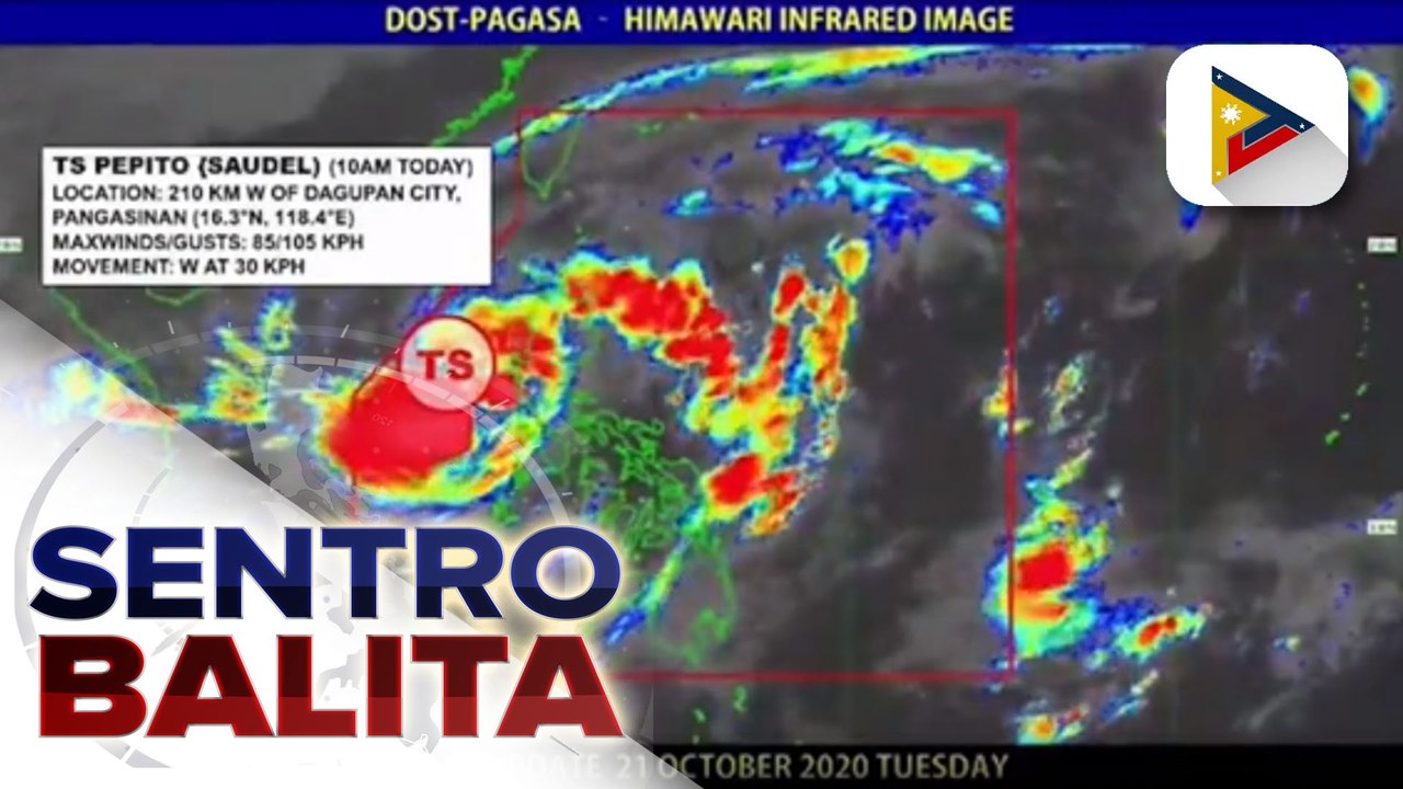 #SentroBalita | Bagyong #PepitoPH, nasa West Philippine Sea na at bahagya pang lumakas