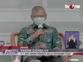 9,1 Juta Vaksin Covid-19 Tersedia Akhir November