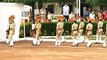 पुलिस स्मृति दिवस मंत्री डॉ नरोत्तम मिश्रा ने महामहिम राज्यपाल श्रीमती आनंदीबेन पटेल की अगवानी की