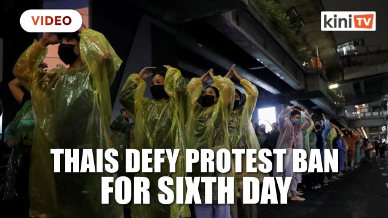 Hand signals only: How Thais are marshalling mass protests
