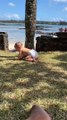Christina Milian et M. Pokora filment leur fils Isaiah à l'île Maurice, sur Instagram, le 21 octobre 2020.