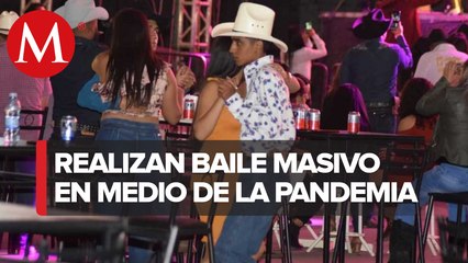 Realizan baile masivo pese a pandemia de covid-19 en Aguascalientes