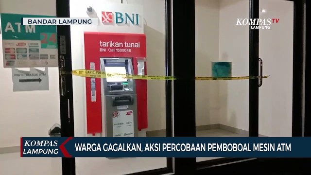 Warga Gagalkan Aksi Percobaan Pembobolan Mesin ATM