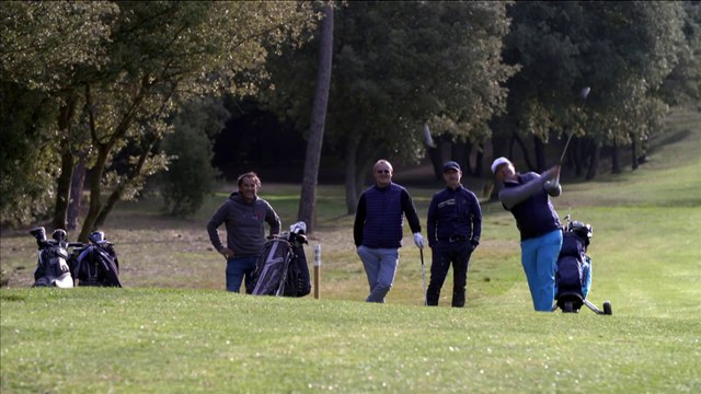 Vendée Globe 2020/2021 : Marins et sponsors se sont affrontés cet après-midi sur le golf de Saint-Jean de Monts