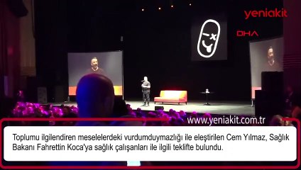 Download Video: Cem Yılmaz'dan imajını düzeltme çabası! Sağlık Bakanı Fahrettin Koca'ya çağrı yaptı