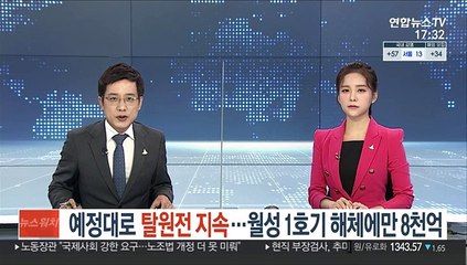 예정대로 탈원전 지속…월성 1호기 해체에만 8천억