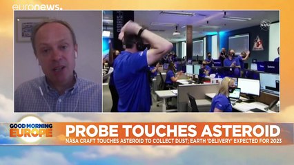 US spacecraft touches surface of asteroid in mission to grab rock sample