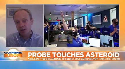US spacecraft touches surface of asteroid in mission to grab rock sample