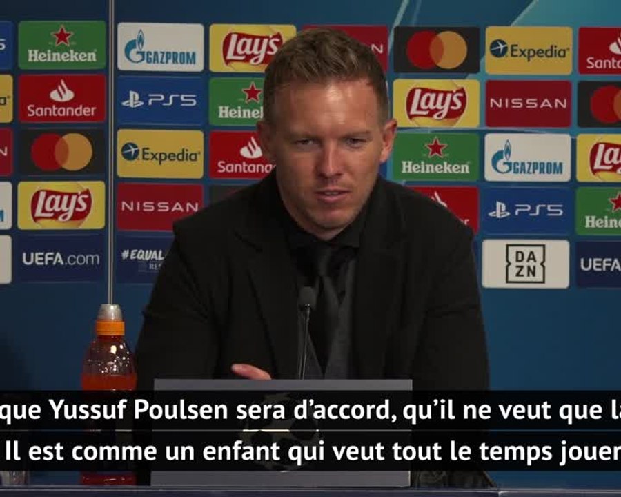 Groupe H - Nagelsmann : "Angelino a travaillé avec Pep Guardiola, un grand entraîneur"