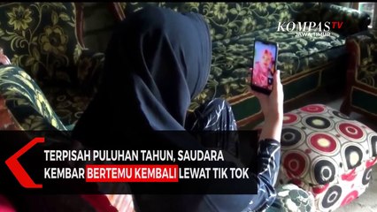 Terpisah Puluhan Tahun, Saudara Kembar Bertemu Kembali Lewat Tik Tok