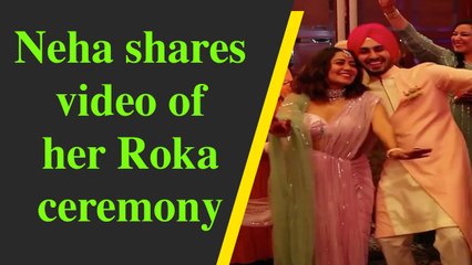 Video herunterladen: Neha Kakkar shares video of Roka ceremony with Rohanpreet Singh