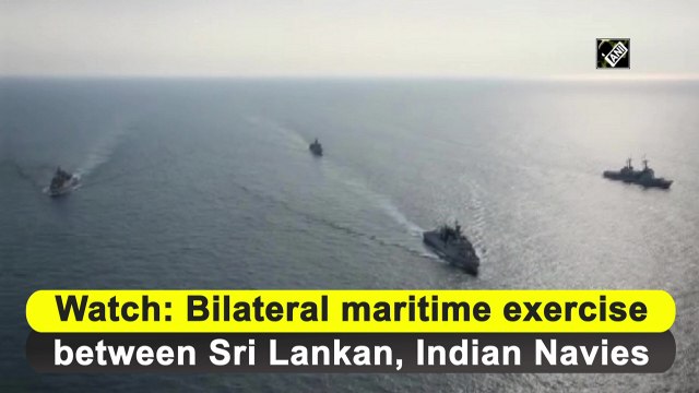 Watch: Bilateral maritime exercise between Sri Lankan, Indian Navies