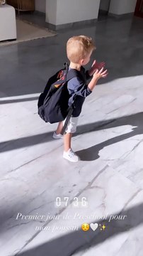 Caroline Receveur et son fils Marlon sur Instagram.