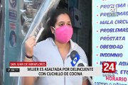 SJM: Ladrón amenazó con cuchillo de cocina a mujer para robarle sus pertenencias