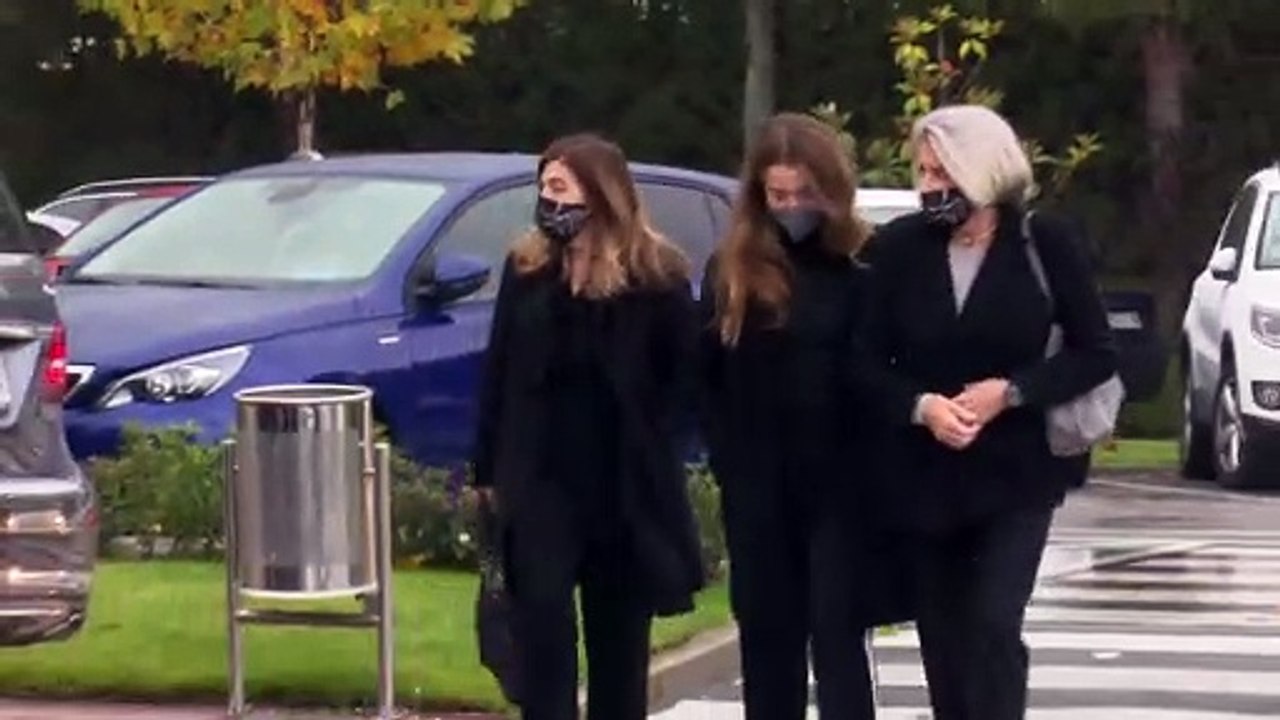 Xandra y Manuel Falcó acuden junto a su madre, a dar el último adiós a su tío Fernando Falcó