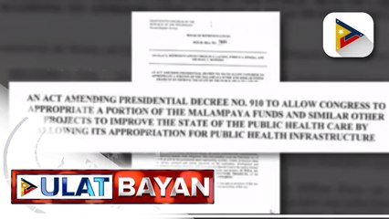 Malampaya Fund, ipinapanukalang gamitin para mapabuti ang health care system sa bansa;   DOH, gumawa ng bagong roadmap para maabot ang target hospital bed ratio