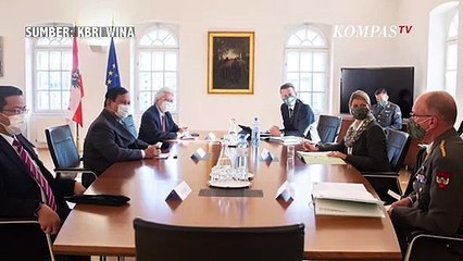 Prabowo Subianto Bertemu Menhan Austria, Ini yang Dibahas